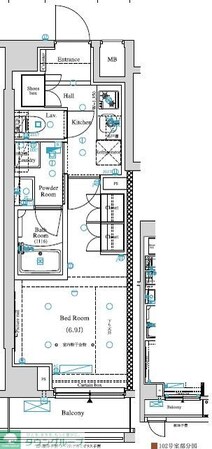 ガリシア竹ノ塚の物件間取画像